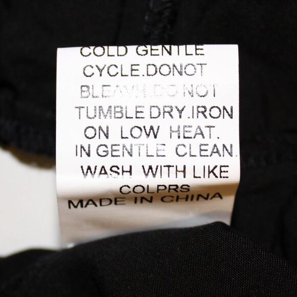 Bloomchic Dress Woman's Size 10 Medium Black Midi Cold Shoulder Pocket NWT - Picture 7 of 8